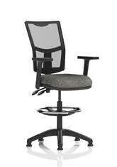 Eclipse Plus II Mesh Chair Charcoal Adjustable Arms Hi Rise Kit KC0271 DD